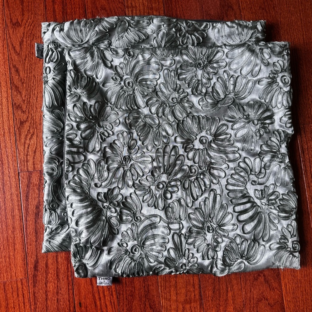 2 Decorative Sage Green Pillows